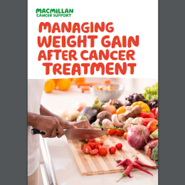 Managing weight gain after cancer treatment