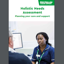 Holistic Needs Assessment: Planning your care and support