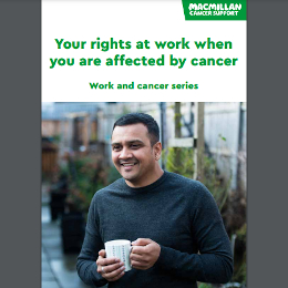 Your rights at work when you are affected by cancer