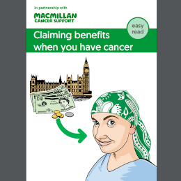 Claiming benefits when you have cancer