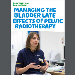 Managing the bladder late effects of pelvic radiotherapy