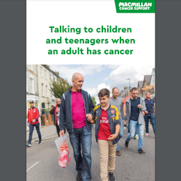 Talking to children and teenagers when an adult has cancer