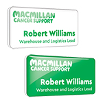Macmillan professional name badge