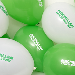 Greene King Balloons - Green and white